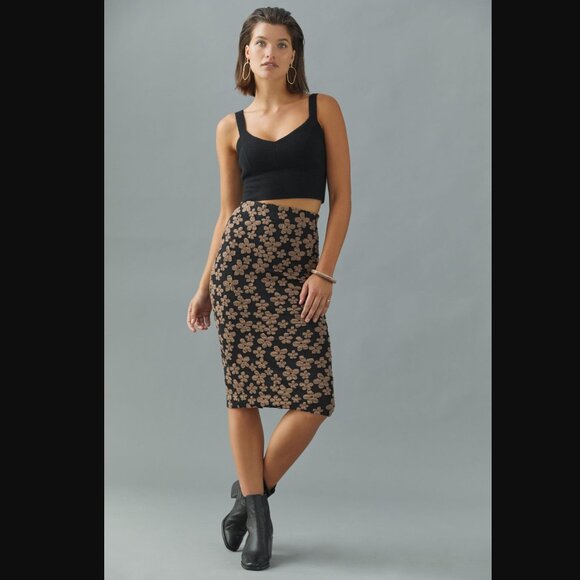 Corey Lynn Calter Daisy Slim Midi Skirt Anthropologie - Picture 2 of 8